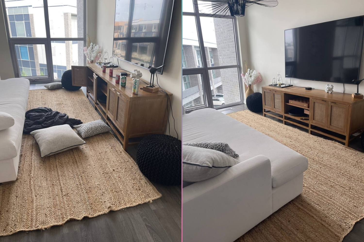 living room clean up routine