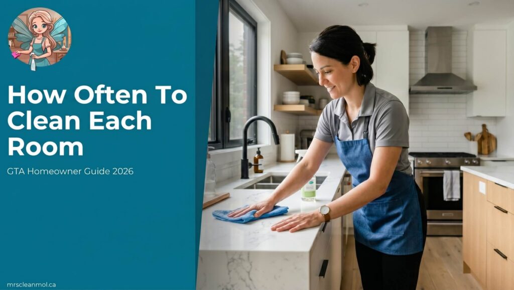 how often to clean each room