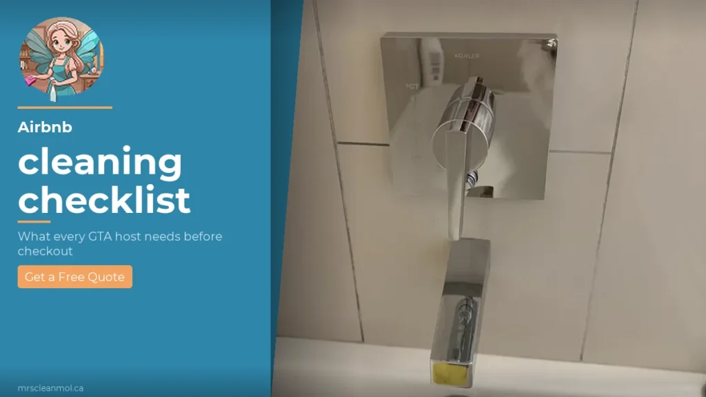 Airbnb cleaning checklist - Mrs. CleanMol