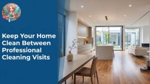 keep your home clean between professional cleans