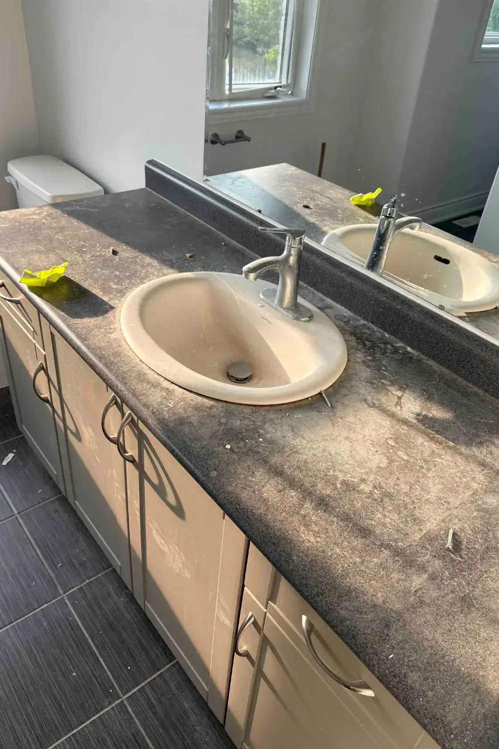 oro medonte before post construction cleaning