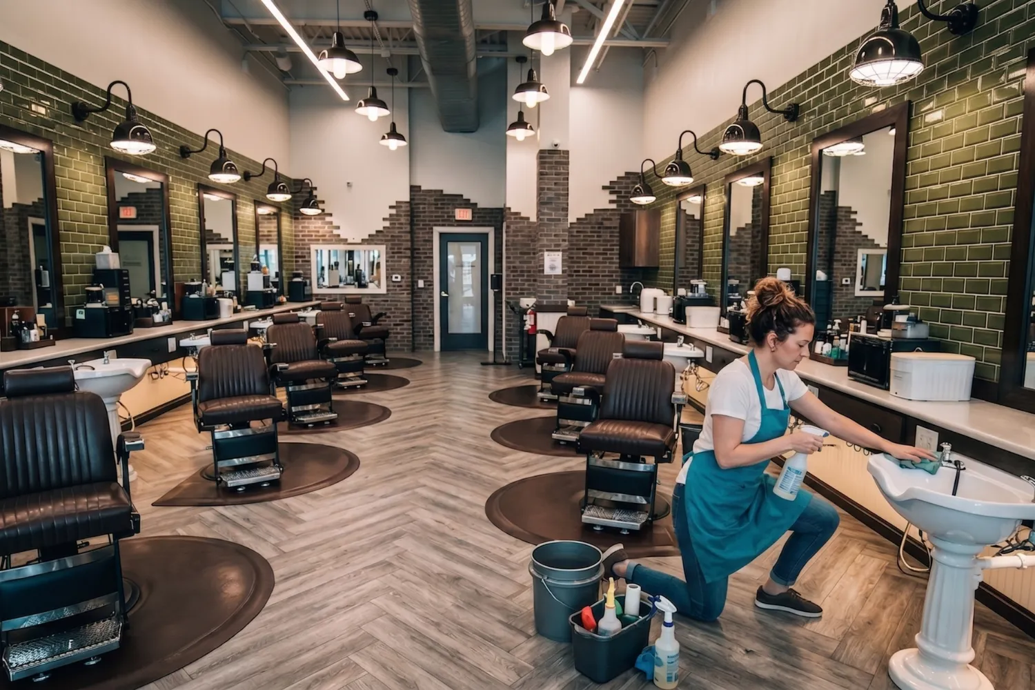 baber shop cleaning services