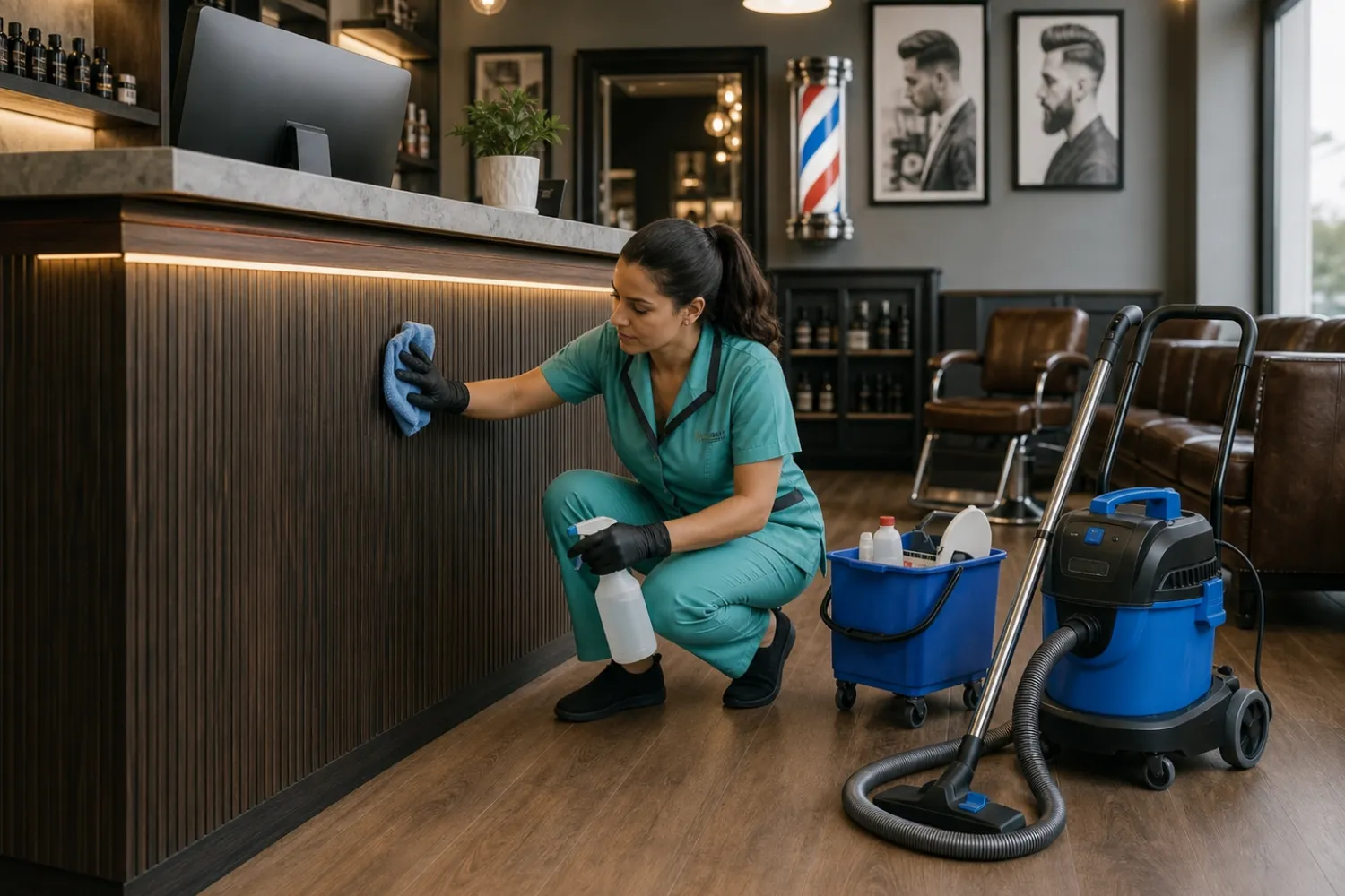 barber shop cleaning near me