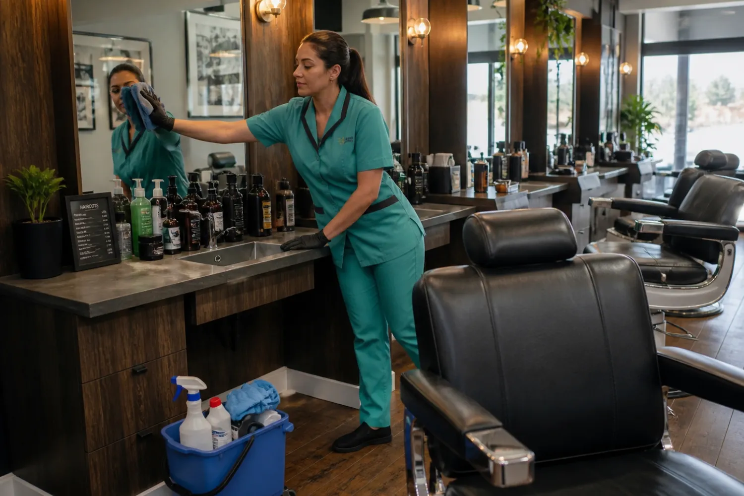 barber shop cleaning services gta