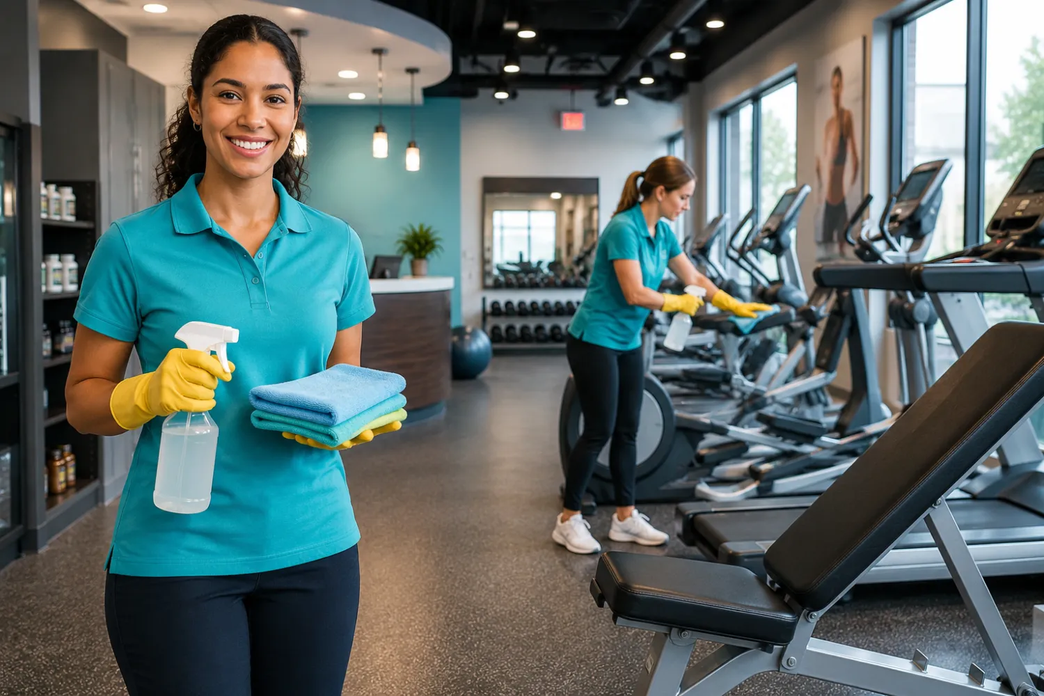 gym cleaners near me