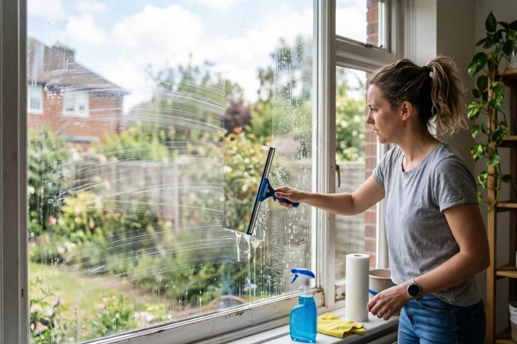 how to clean streak free windows