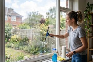 how to clean streak free windows