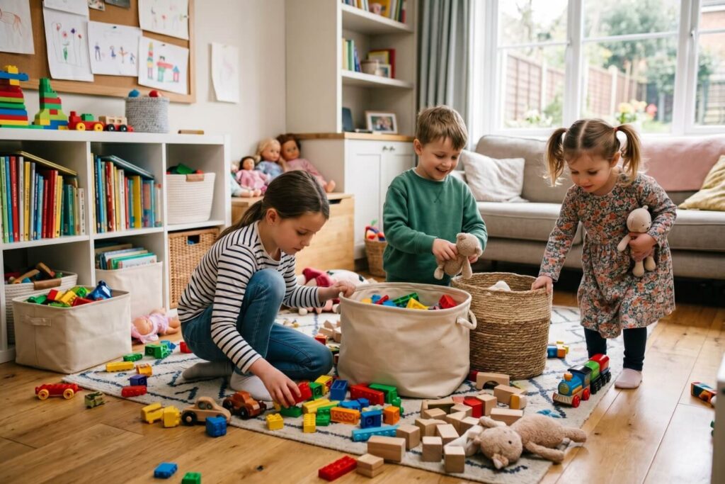 how to make my kids clean up
