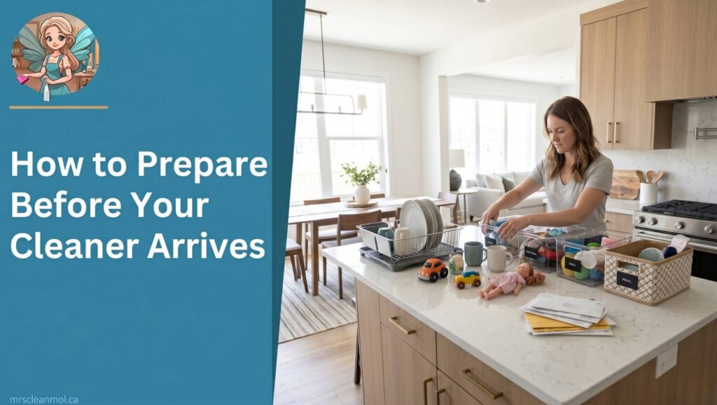 how to prepare for professional cleaners