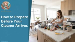 how to prepare for professional cleaners