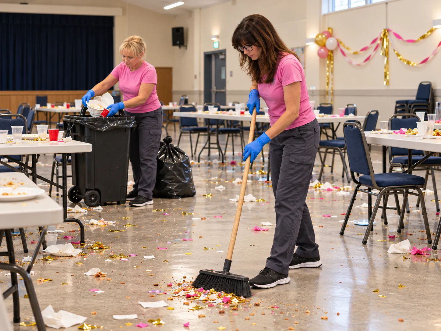 cleaning for special events