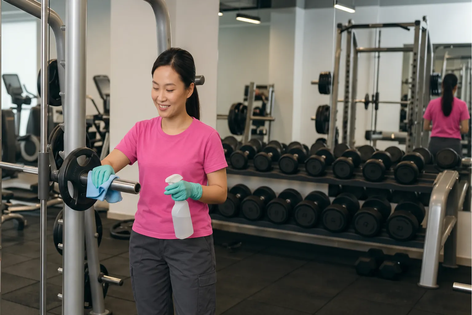 professional gym cleaning